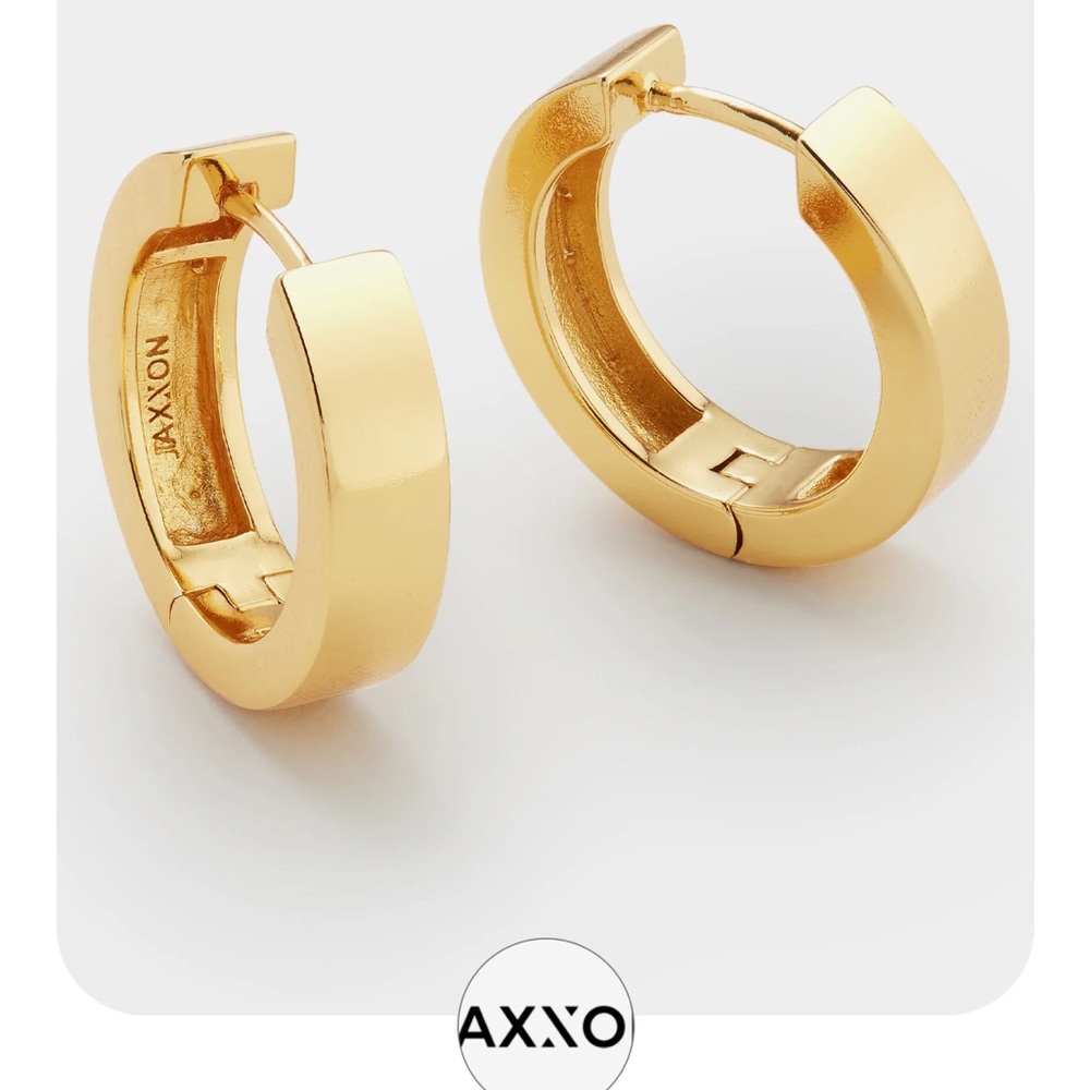 Jaxxon Classic Hoop Earrings - Gold